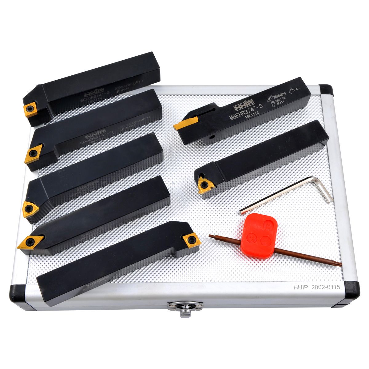 PRO-SERIES 7 PIECE 3/4 INDEXABLE CUT OFF & TURNING TOOL SET (2002-0115)