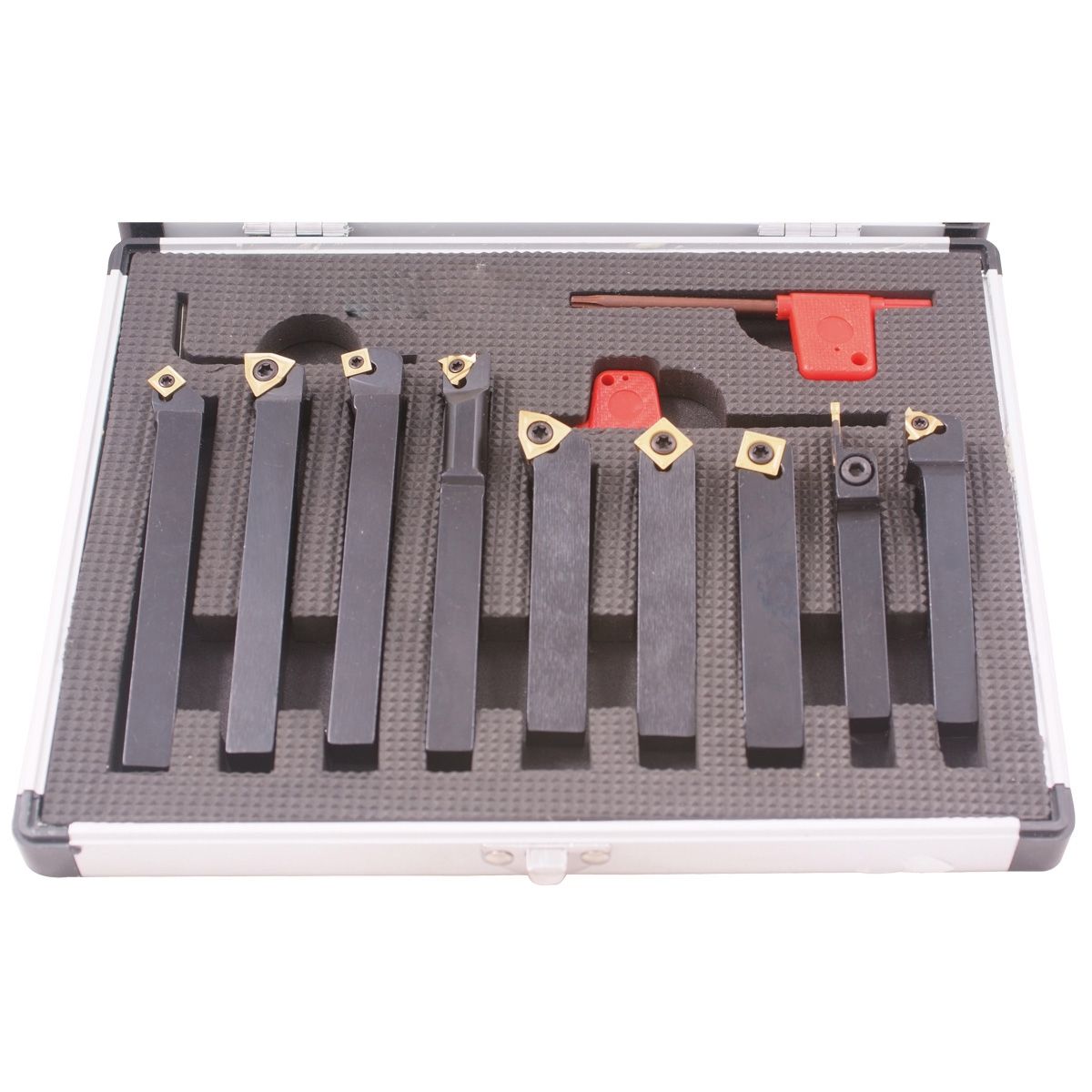 PRO-SERIES 9 PIECE 3/8" INDEXABLE CUT OFF & TURNING TOOL SET (2002-0212)