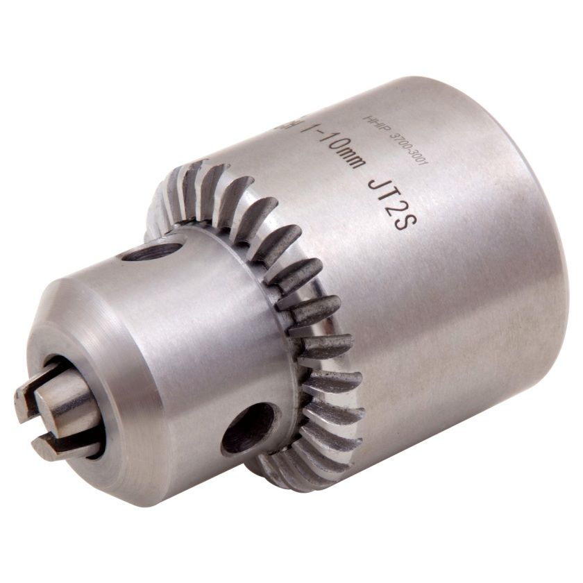 1/32-3/8" (1-10MM) JT2S STAINLESS STEEL DRILL CHUCK WITH KEY (3700-3001)