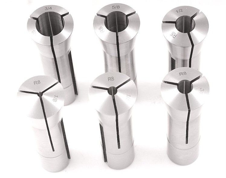 6 PIECE R8 COLLET SET (1/8-3/4" BY 8THS) (3900-0006)