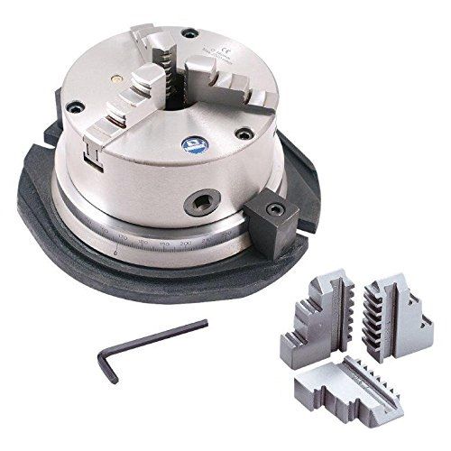 6" 3-JAW SELF-CENTERING ROTARY CHUCK (3900-2416) - MADE IN TAIWAN
