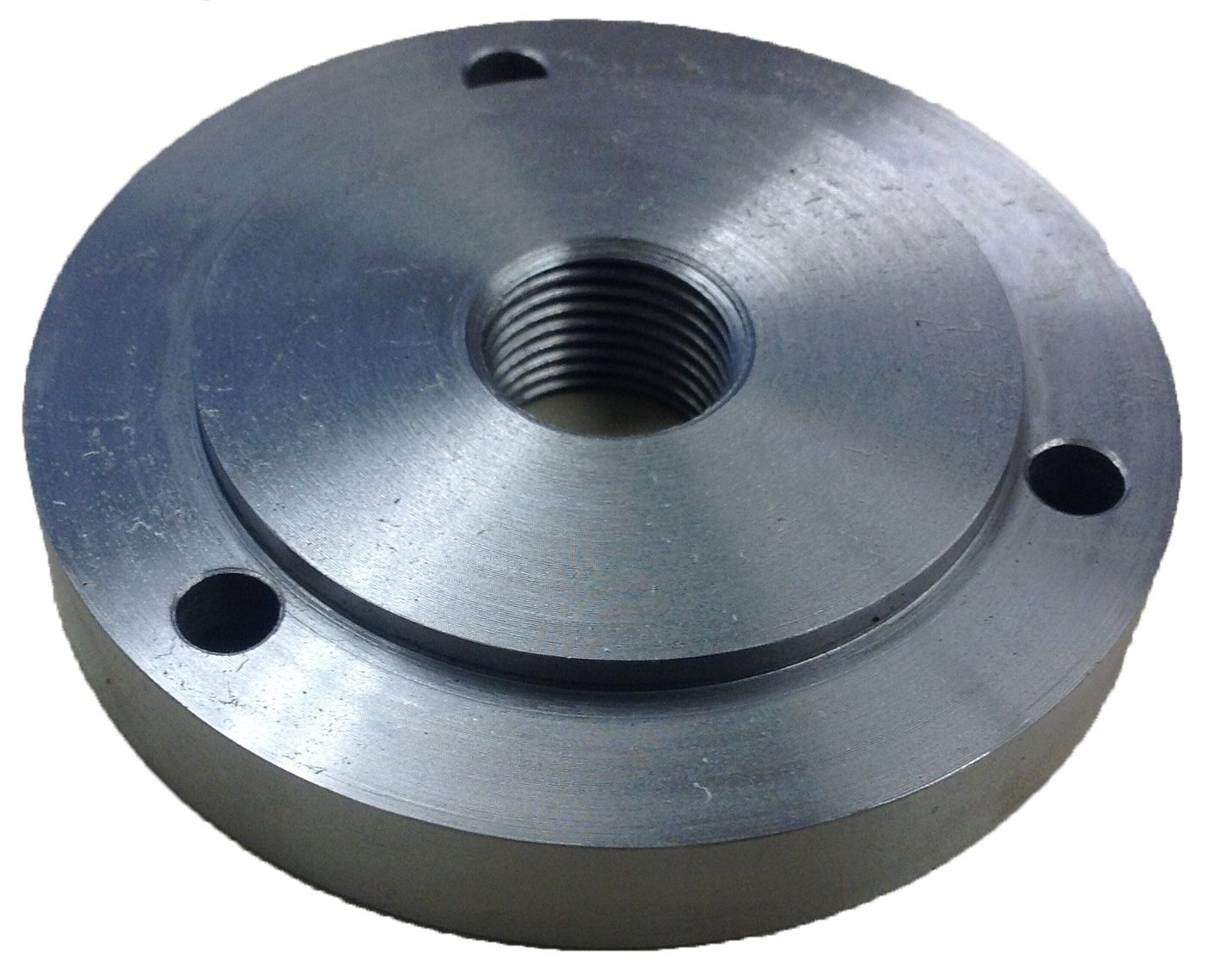 4" 1"-10 THREADED BACKPLATE FOR 3 JAW CHUCKS  (3900-3211)