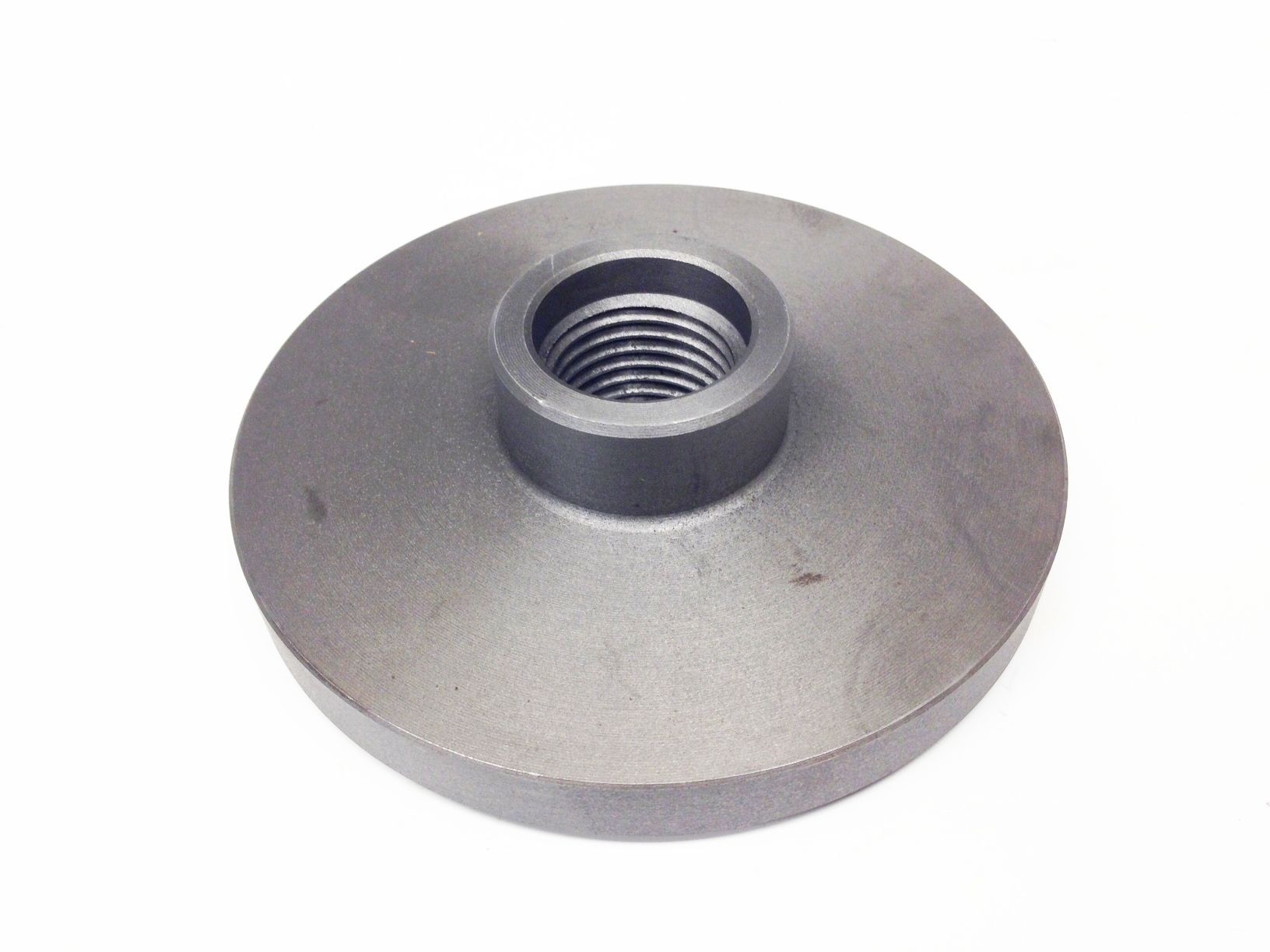 THREADED 1"-8 BACKPLATE/ADAPTER WITH NO HOLES FOR 4" LATHE CHUCKS (3900-3304)