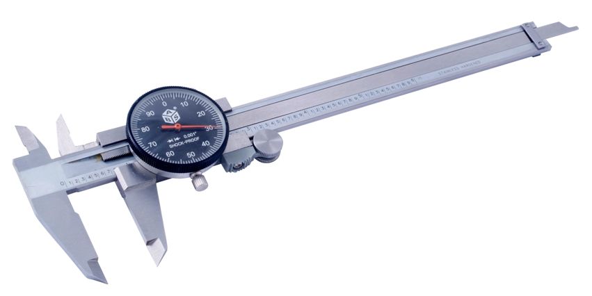 6" ECONOMY DIAL CALIPER WITH BLACK FACE (4100-0201)