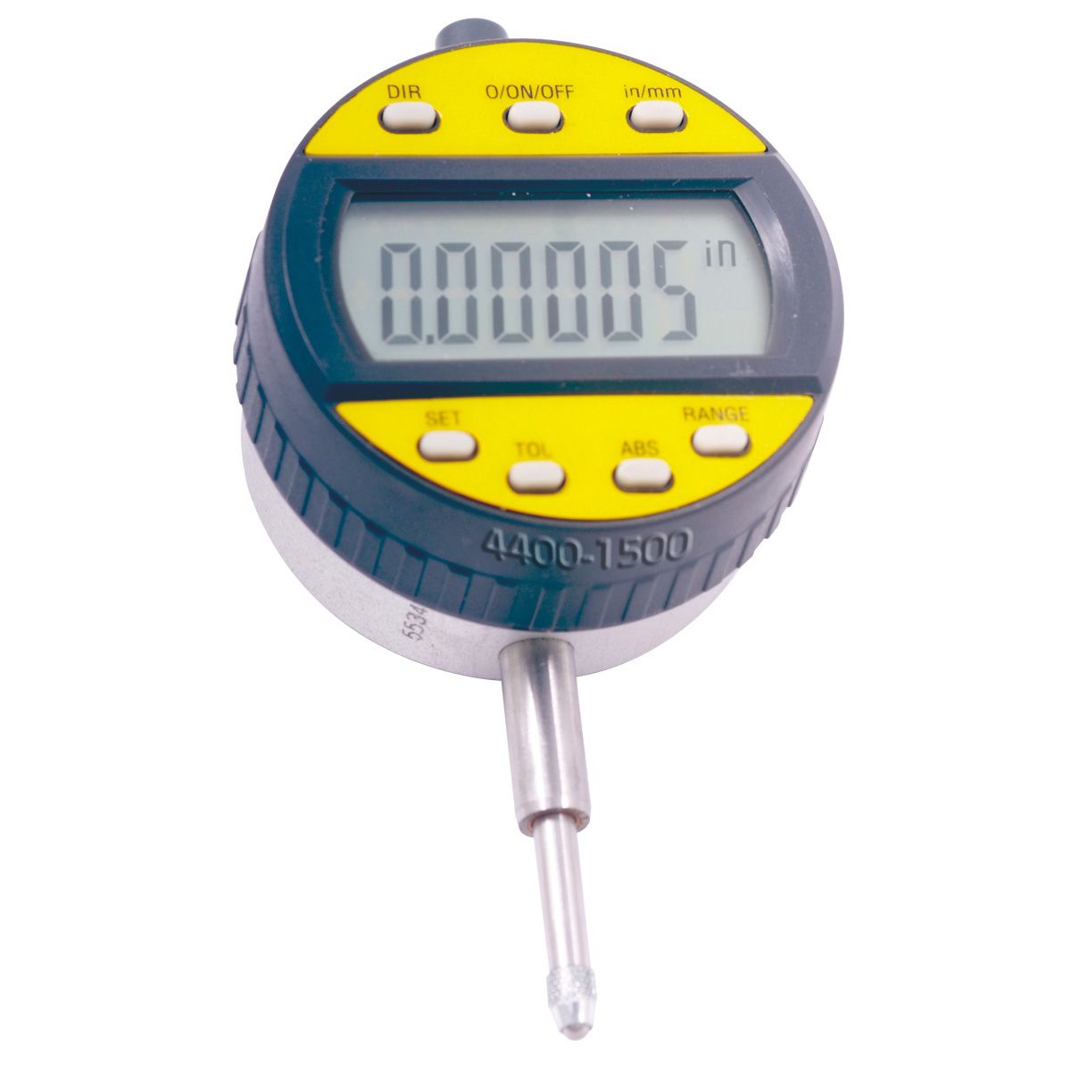 0-0.5/0-12.7MM ELECTRONIC INDICATOR WITH .00005 / .001MM RESOLUTION (4400-1500)
