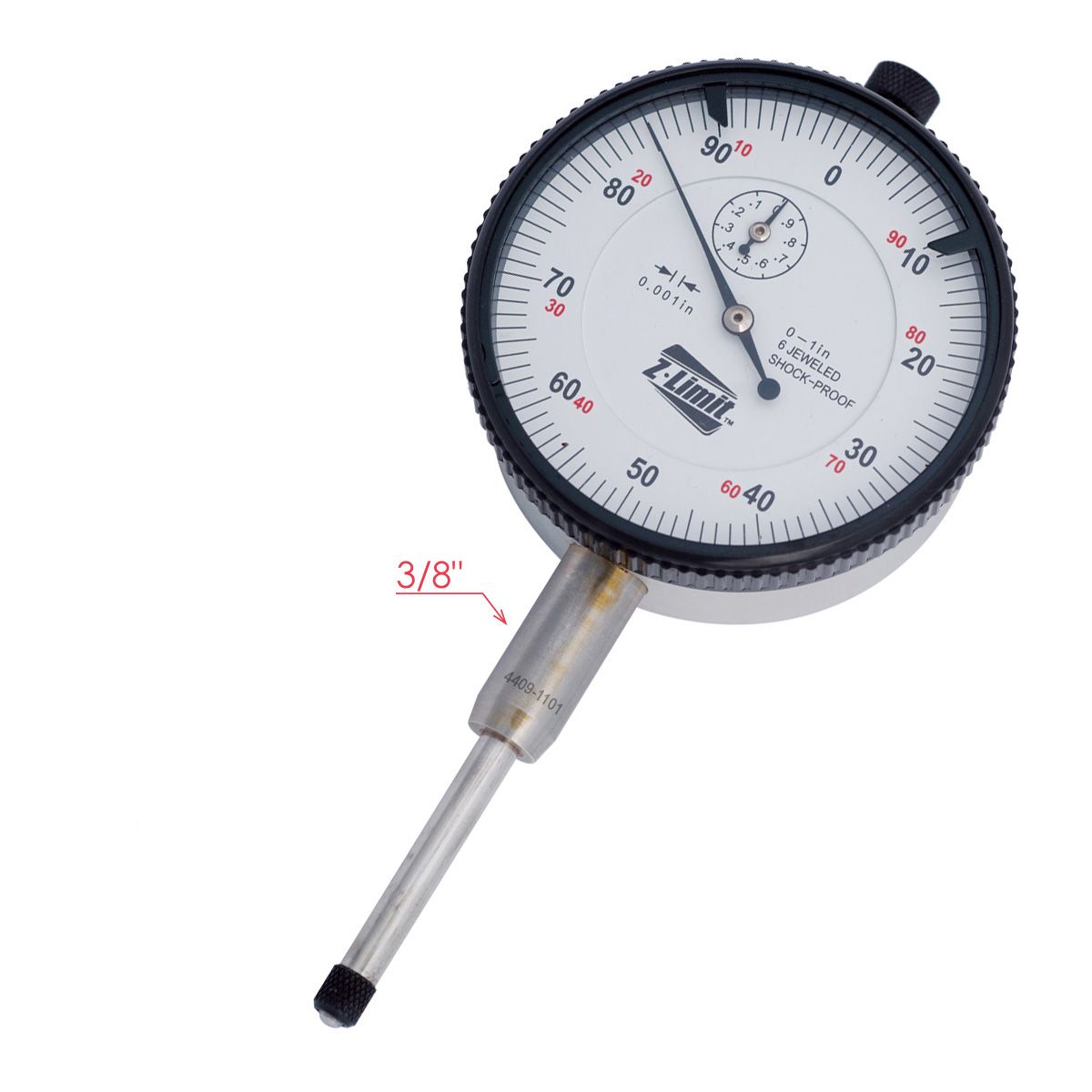 Z-LIMIT 0-1" SHOCK-PROOF DIAL INDICATOR (4409-1101)