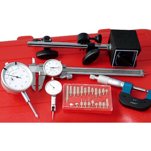 6 PC INSPECTION KIT CALIPER-MAGBASE-INDICATOR-MICROMETER-POINTS (4902-0006)