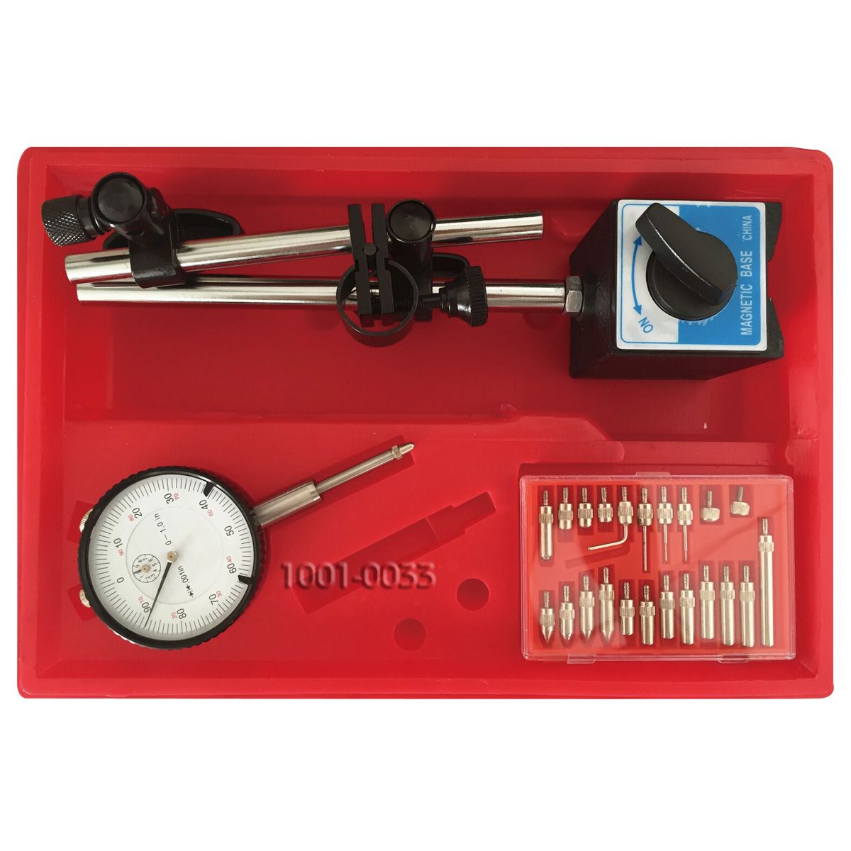 3 PIECE TOOL KIT WITH INDICATOR POINT SET & MAGNETIC BASE (4902-0012)