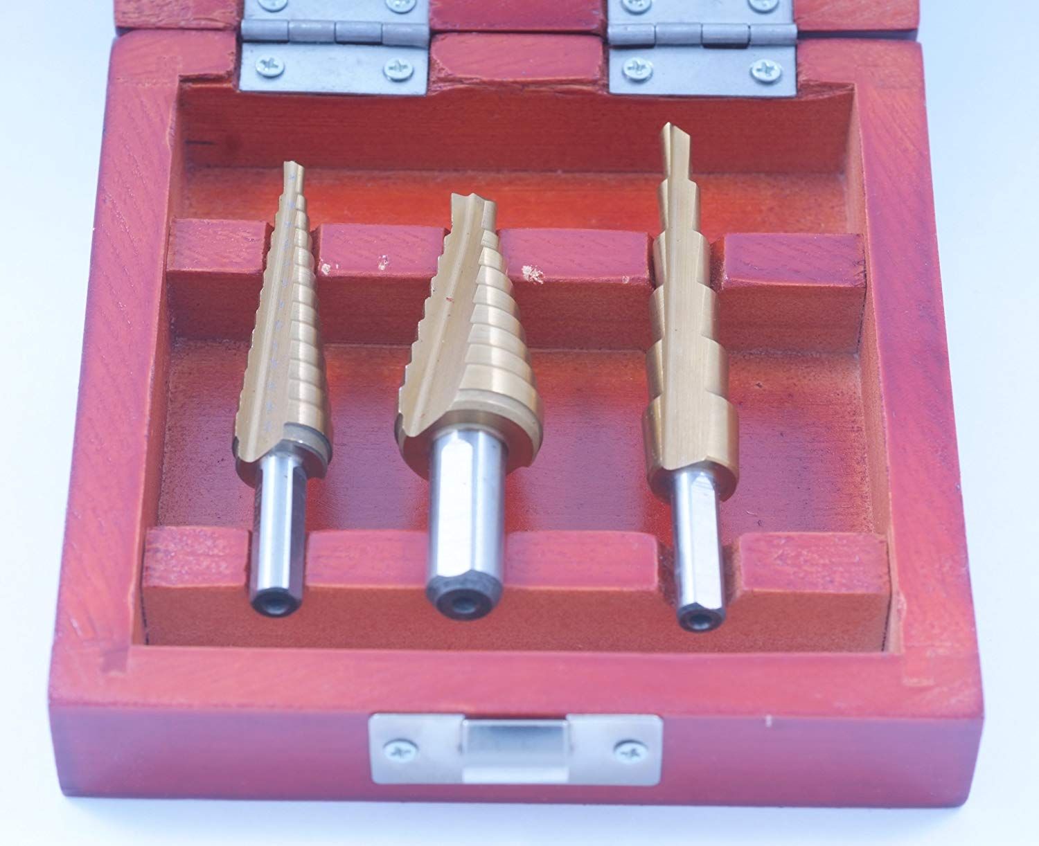 3 PIECE 1/8-3/4 TiN COATED HIGH SPEED STEEL STEP DRILL SET (5000-0890)