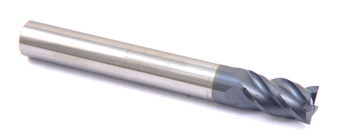 3/16 X 5/8 LENGTH OF CUT 4 FLUTE ALTIN-COATED CARBIDE END MILL (5807-1875)