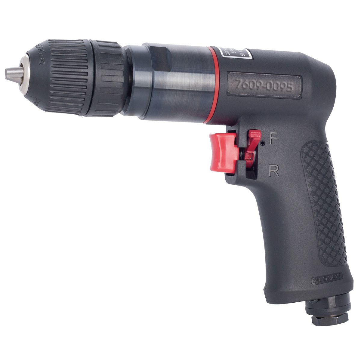 Z-LIMIT 3/8" REVERSIBLE PISTOL TYPE AIR DRILL - MADE IN TAIWAN (7609-0095)