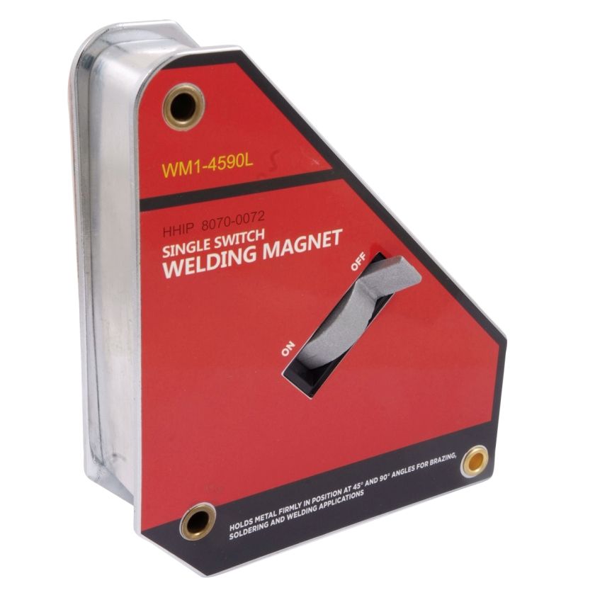 6.0 X 5.1 X 1.4" 45/90 DEGREE WELDING MAGNET WITH SWITCH (8070-0072)