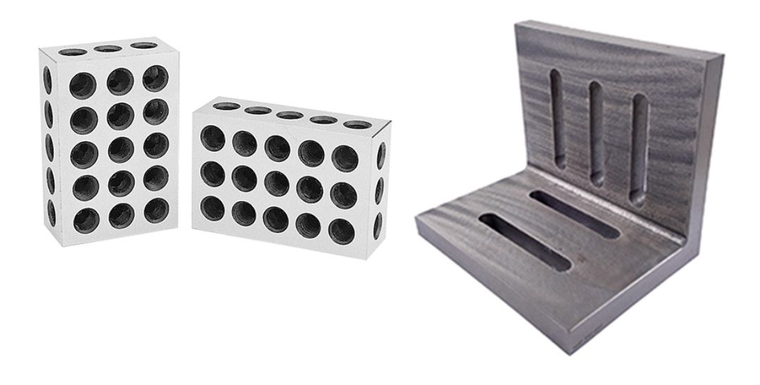 HHIP 8 X 6 X 5" SLOTTED ANGLE PLATE & 1-2-3 PRECISION BLOCK SET (9999-0004)